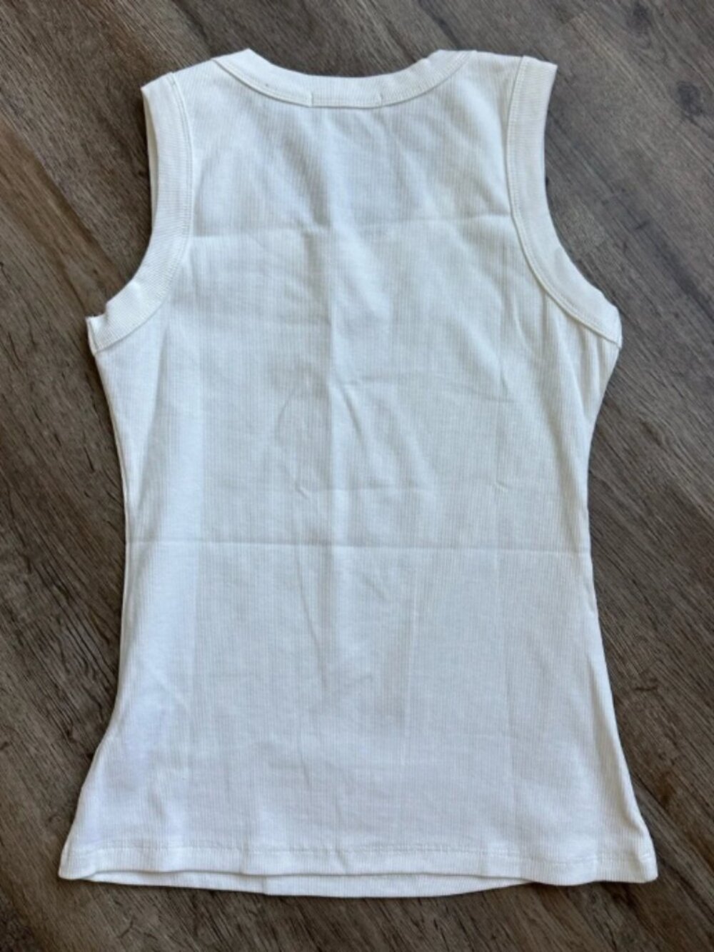 Prada White Rib‑Knit Tank Top - Picture 3 of 4